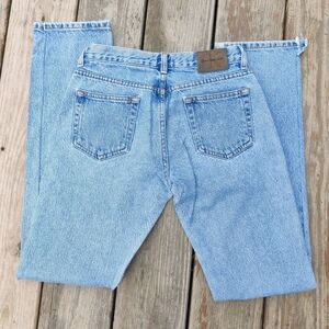 Vintage CK Calvin Klein Boot Jeans 3 Cotton Faded 32 Inseam Double Stone Wash